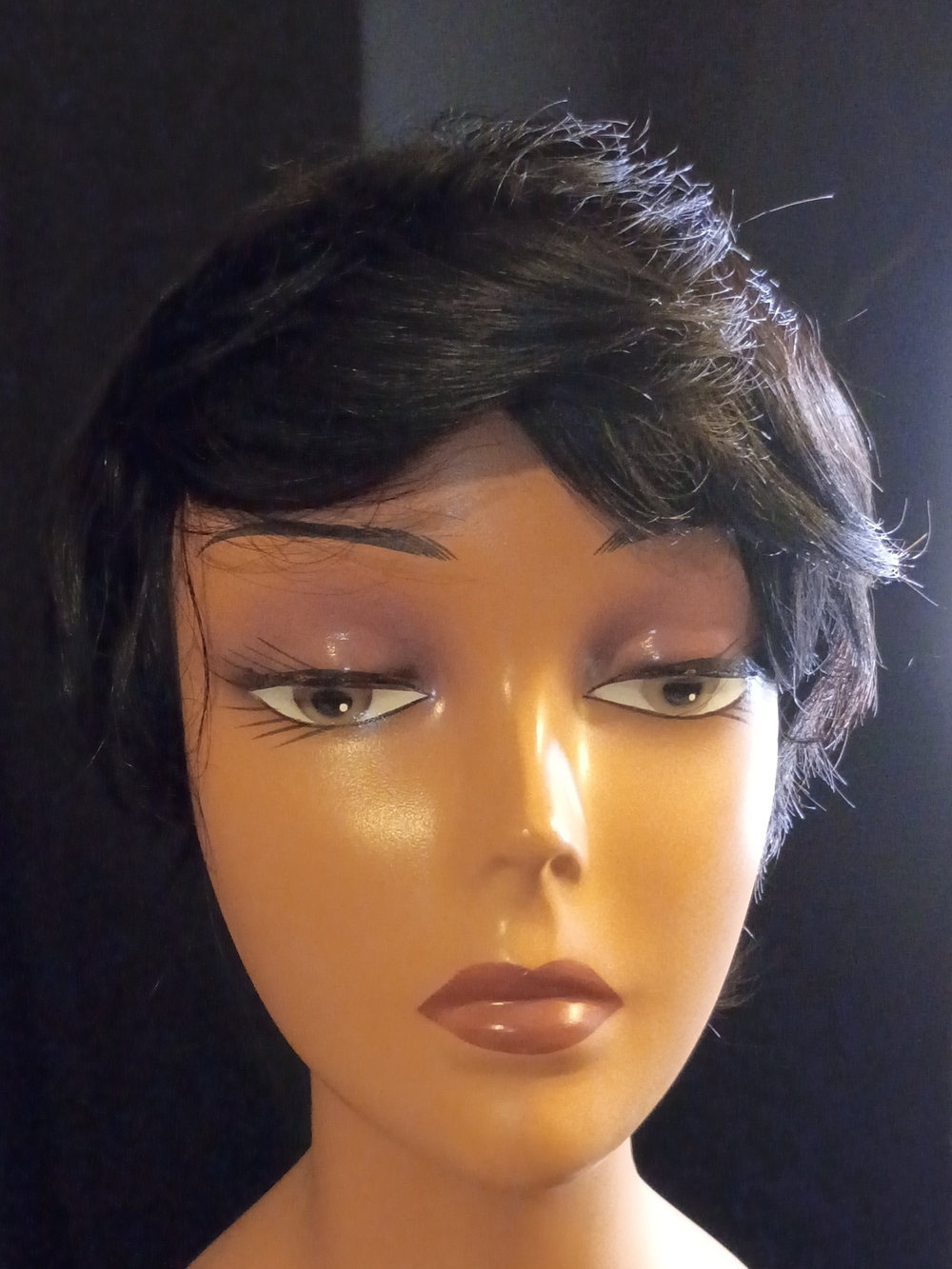 Short Black Wig β Sleek Pixie Style